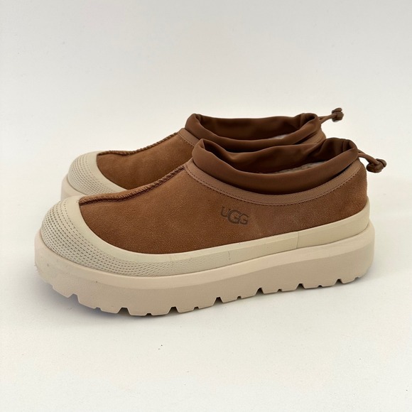 UGG Other - UGG Tasman Weather Hybrid Suede Slip On Shoes Mens 10 Platform Clog Slippers